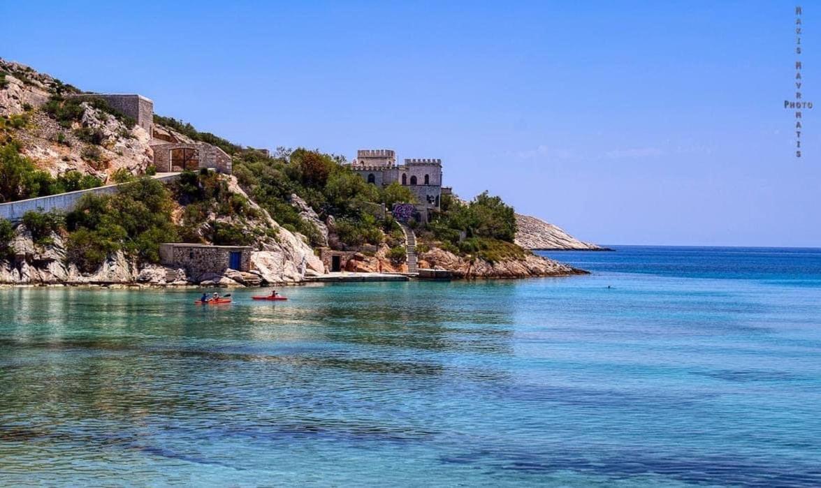 Вилла Ostraco Syros Vari  Экстерьер фото